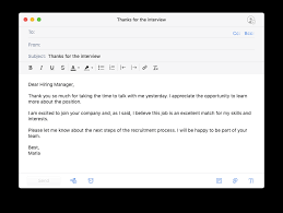 How to accept a job interview email. Thank You Email After Interview Writing Tips And Sample