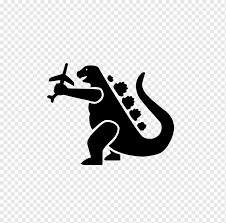 Godzilla Stencil Art Godzilla Logo Cartoon Silhouette Png Godzilla Wallpaper Godzilla Dorm Wall Art