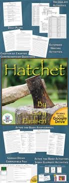 Hatchet Novel Study Is A Common Core Standard Aligned Book Unit To Be Used With Hatchet By Gary Paulsen This D Hatchet Novel Study Novel Studies Hatchet Novel