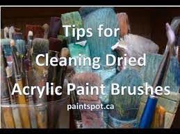 What are the best quality acrylic paints? Cleaning Acrylic Brushes Youtube