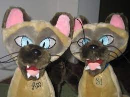 Walt Disney S Si Am Siamese Cat Plush Toy From Lady And The Tramp Movie Very Rare Cat Plush Toy Cat Plush Disney Stuffed Animals