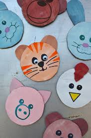 Cardboard Cutout Animal Magnets And Diy Magnet Wall Meri Cherry Crafts Diy Magnets Toy Craft