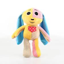 Anime Kawaii Lost Ollie Plush Toy Cartoon Plushie Doll Soft Stuffed Animal  Rainbow Dog PlushFor Children Gift 29cm