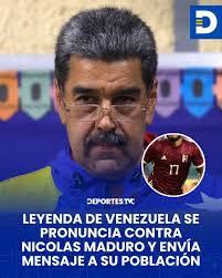 Alzo su voz! 📣🫡👏 Leyenda de la Selección de Venezuela envía mensaje a  sus compatriotas en plena crisis política  https://www.deportestvc.com/futbol-internacional/josef-martinez-pronuncia-situacion-venezuela-2024-07-29?utm_campaign=SOCIAL_MD