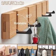 Funny shapes, minimalist styles, elegant solutions for the hallway. Wooden Coat Hook Wall Mounted