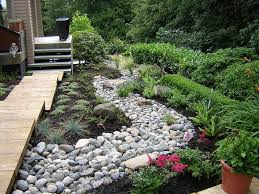 The Right Stone For Your Garden Design River Rock Landscaping Dry Creek Bed Dry Garden Design