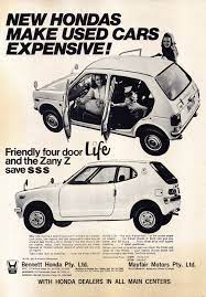 1973 Honda Life 5 Door Z 3 Door Aussie Original Magazine Advertisement Honda Australian Cars Car Advertising