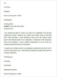 How to fill and download the two weeks' notice template. Free 15 Sample Two Weeks Notice Letter Templates In Ms Word Pdf