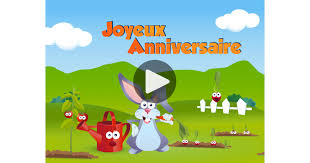 Cartes anniversaires animées gratuites dromadaire. Ma Carte Joyeux Anniversaire Du Lapin Rigolo