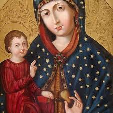 Polish Virgin Mary Poster, Madonna and Child Jesus, Holy icon, Catholic art  Postcard