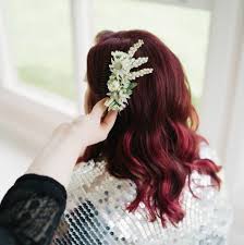 This Stunning Yet Simple Hairpiece By Kate From Twowildhands Completed Emma S Bridal Hairstyle Not Only Did T Hair Pieces Red Hair Brides Vibrant Red Hair