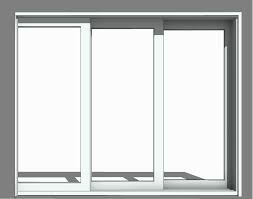 The sliding door can be positioned on the left, right, or in the center to work with the layout of any deck or patio. Free Sliding Door Revit Download Multi Slide Pocket 3 Panel 3 Track Xxp Patio Door Bimsmith Market