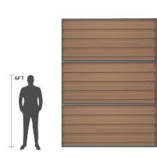 Flexible segments come together to create straight runs and curves. 12ft Horizontal Privacy Fence Kit By Trex Horizons Fds Distributors