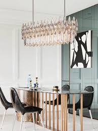 Evansview round dining table your price. Oval Art Deco Design Modern Crystal Chandelier Lighting Living Room Light Dining Room Chandelier Home Fixtures Chandeliers Aliexpress