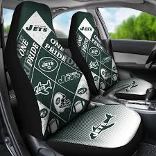 Pride Flag Of Pro New York Jets Car Seat Covers Vota Color