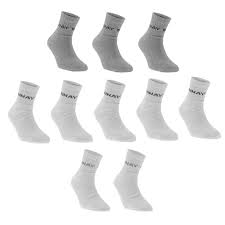 Amazon Com Donnay Boys Quarter Socks White Junior 1 6 Clothing