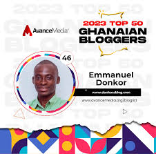 Starr Fm's Emmanuel Donkor listed among the 2023 Top 50 Ghanaian Bloggers  by Avance Media