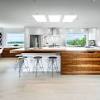 In modern kitchen designs the cabinets and drawers come with stop mechanism so that even if you slam the cabinets doors, you will hear nothing. 1