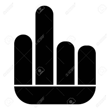 Fuck Symbol It Is The Black Color Icon . Royalty Free SVG, Cliparts,  Vectors, and Stock Illustration. Image 80261610.