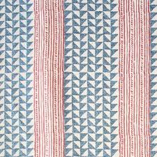 Carolina Irving Textiles Aegean Stripe In Indigo Cinnamon Striped Upholstery Fabric Striped Upholstery Upholstery Fabric