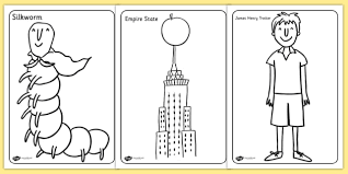 Coloring pages of video games characters. Free James And The Giant Peach Colouring Pages Twinkl