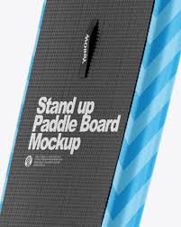 More than 100 categories, over 5000 mockups. Paddle Board Mockup In Object Mockups On Yellow Images Object Mockups