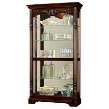 Mirrored curio cabinets create an illusion of a larger space with their reflection. Curio Cabinets Contemporary Traditional Transitional Clockshops Com
