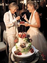 Ellen Degeneres And Portia Derossi S Wedding Cake Ellen And Portia Wedding Ellen Degeneres And Portia Celebrity Weddings