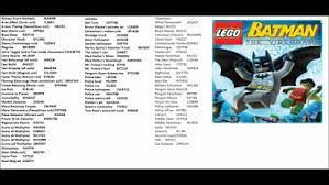 Ps2, ps3, psp, wii, xbox 360. Lego Batman The Videogame Cheat Codes Ps3