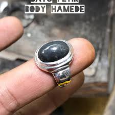 Batu akik khodam srigala 19 agustus 2012 dalam bertuah alami. Batu Petir Bingkai Silver 925 Rafid Raja Cincin Facebook