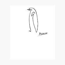 Pablo Picasso Penguin Artwork Shirt Sketch Reproduction Poster By Clothorama Redbubble Penguin Artwork Pablo Picasso Picasso