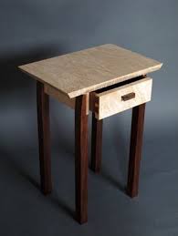 Bed Side Table With Drawer Narrow Wooden Table Contemporary Etsy Custom Wood Furniture Side Table With Drawer Small Bedroom Furniture