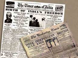 News Paper Headlines On 15 August 1947