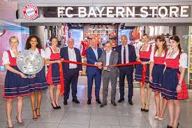 Fc bayern stern des südens (star of the south), die roten (the reds) or just bayern. Opening Fc Bayern Munich Shop Munich Airport Flughafen Munchen