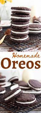 Homemade Oreo Recipe Recipe Vegan Cookies Recipes Oreo Recipes Vegan Dessert Recipes