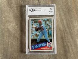 We did not find results for: Lot 1985 Topps 536 Kirby Puckett Rookie Card Bccg 9