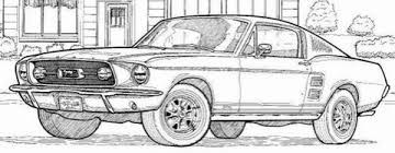 Coloriages ford c max fr hellokids of coloriage voiture à imprimer. Mustang A Colorier