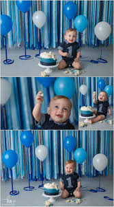 Cake Smash 1st Birthday Decoration Ideas For Boy At Home Happy Birthday Boy Smashing Ombre Cake Happy Birthday Boy Half Birthday Baby 1st Boy Birthday