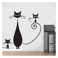 Vinilos Decorativos Familia De Gatos