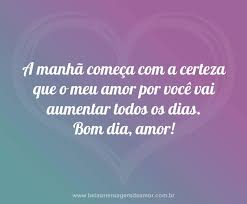 Mensagens De Bom Dia Com Amor