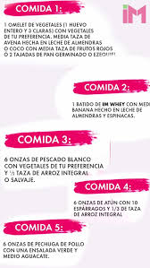 Menu 5 Comidas