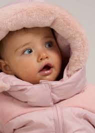 Baby jacket with fur hood best sale
