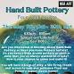 Hand Built Pottery - 4 week course event image