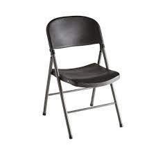 Lancaster Table Seating Black Contoured Blow Molded Folding Chair With Charcoal Frame In 2020 Folding Chair Blow Molding Table Seating