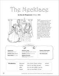 The Necklace Guy De Maupassant France 1884 Read Aloud Play Printables Read Aloud Repeated Reading Teaching Strategies