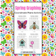 Graphing worksheets | four quadrant graphing characters worksheets. Math Our Family Code