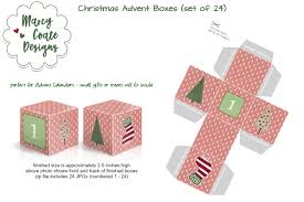 Almost files can be used for commercial. Christmas Advent Boxes Printable Craft Graphic By Marcycoatedesigns Creative Fabrica