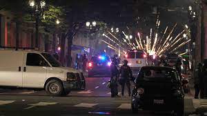 Earlier this month, the department of homeland security and the u.s. Portland Riots Officers Injured After Protesters Launch Fireworks At Them Cnn