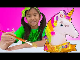 Unicorn heart squad is a place where children can browse some of their most loved youtube channels without the risk of stumbling across content not suitable for children. Wendy And Alex Pretend Play Paint Color Unicorn Toy For Kids Youtube