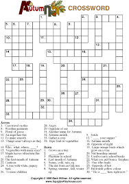 If you need help downloading the printable mind puzzles, check out these helpful tips. Autumn Crossword Puzzle For Kids To Solve Free For Use At Home And In The Classroom Crossword Puzzles Crossword Printable Crossword Puzzles